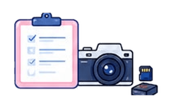 Return checklist clipboard illustration