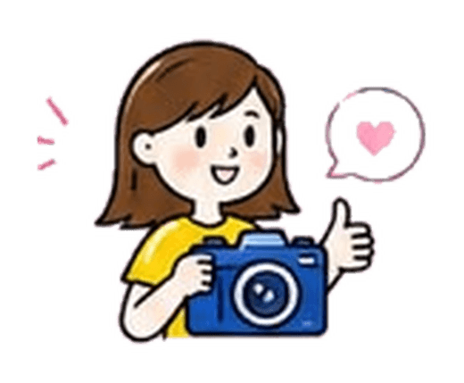 YewSpace mascot giving a thumbs up while holding a camera