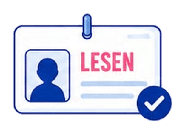 IC or license verification illustration