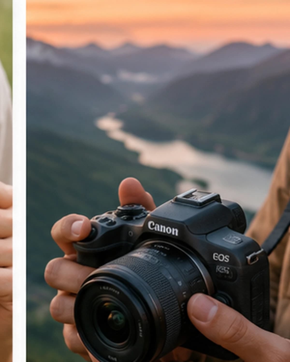 Mirrorless camera ready for photography and cinematic video